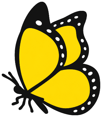 Little Flutter butterfly sticker