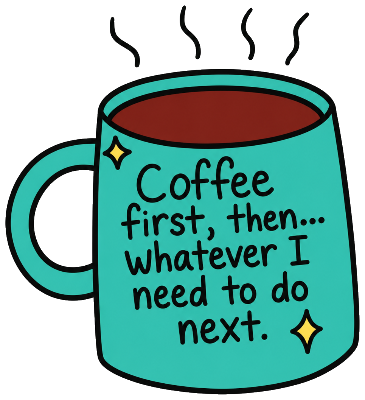 Coffee First sticker